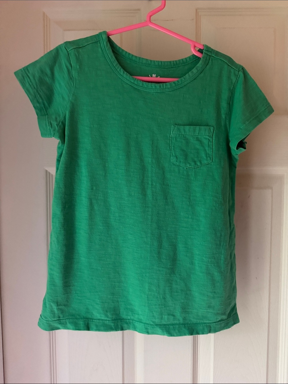 Primary Short-Sleeve Pocket Tee in Bright Green